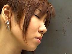 Japanese chick gets fucked hard in the office - Misaki Inaba