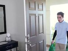 Mom sleeping porn and loud amateur Hot Milf Fucked Delivery Guy