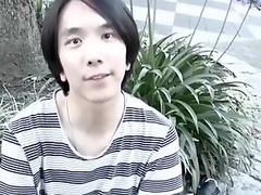 Young Japanese twink Fuji forms sixtynine before anal fuck